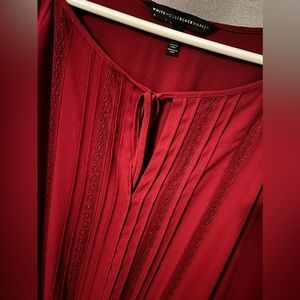 White House Black Market wine colored dress. Women’s small. So pretty!!